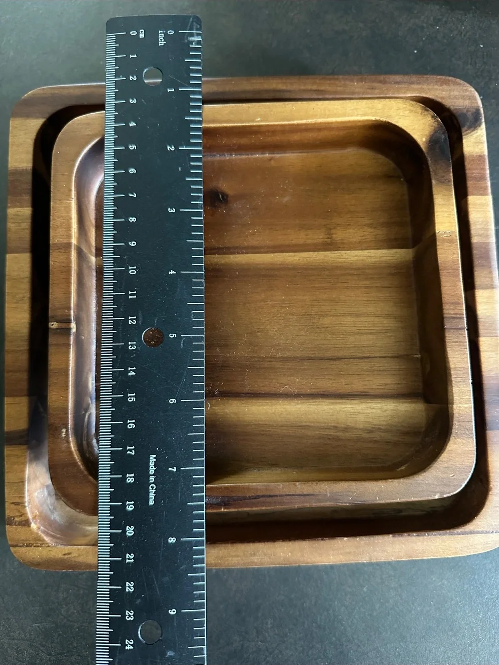 Pistachio Trays Teak Wood